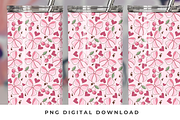 Coquette Cherry Seamless Pattern, an Illustration by Anca Digital Vibe (Thumbnail 3 of 4)