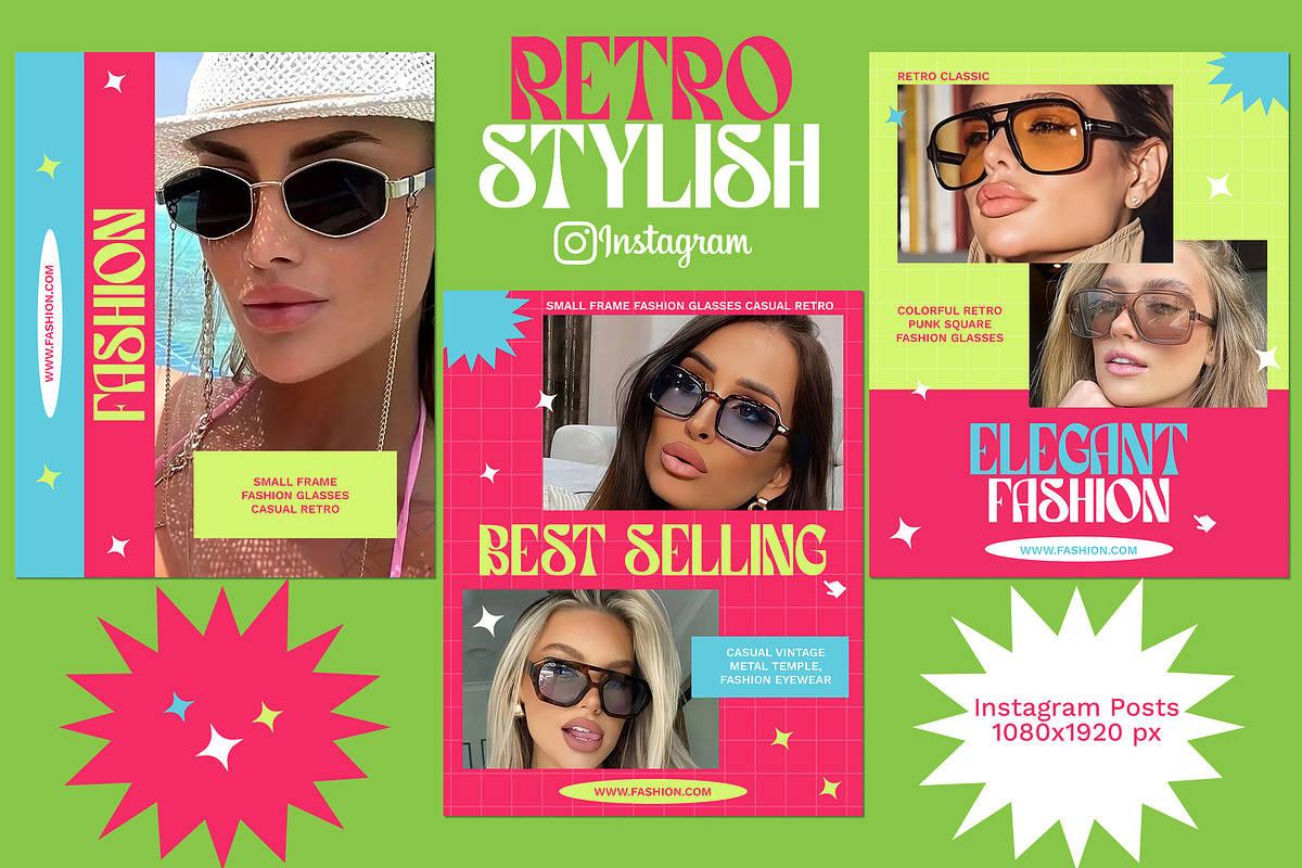 Retro Stylish Instagram, a Social Media Template by Andrew Skoch Design (Photo 2 of 6)