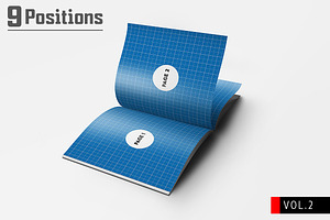 Square Brochure Mockups V.2