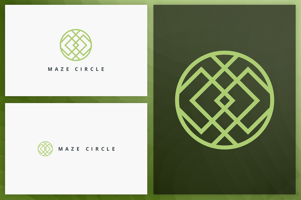 20 Circle geometric logos - outline, a Branding & Logo Template by VP Fonts (Photo 9 of 21)