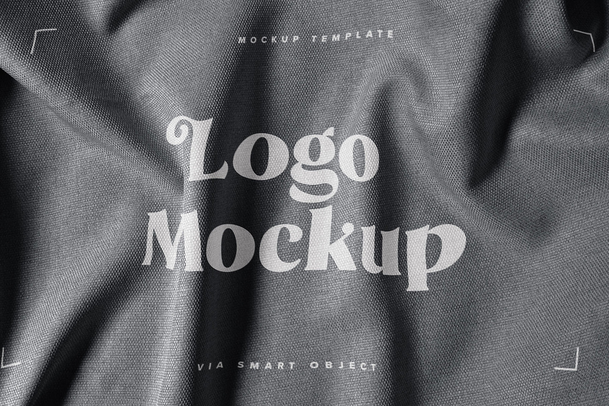 Close-Up Fabric Print Logo Mockup, an Apparel Mockup by veila.me (Photo 1 of 4)