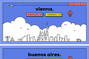 50 Famous Cities Landing Page, a Templates & Theme by Kursat Unsal (Thumbnail 3 of 4)