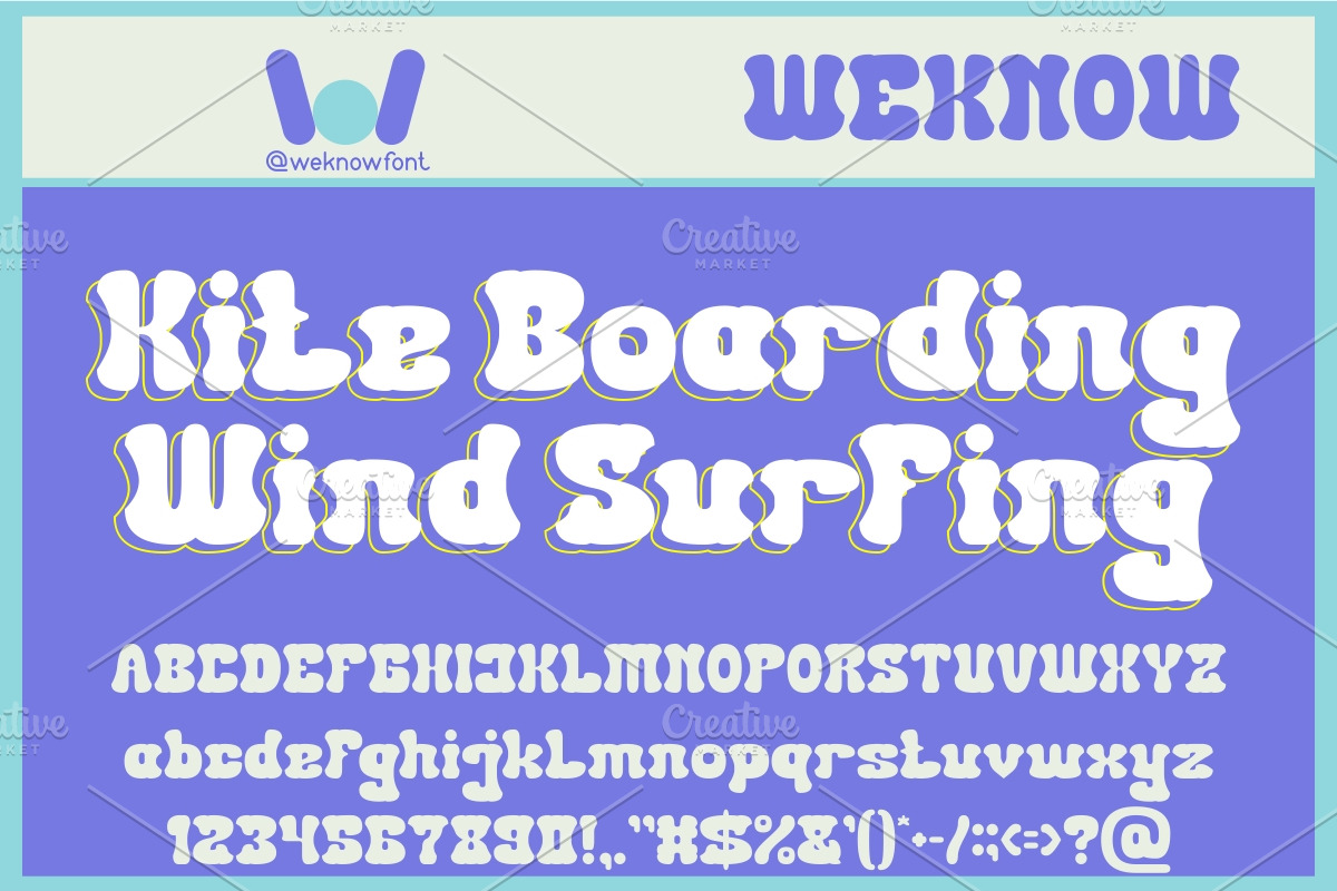 Beach Game font, a Font by weknow (Photo 5 of 5)