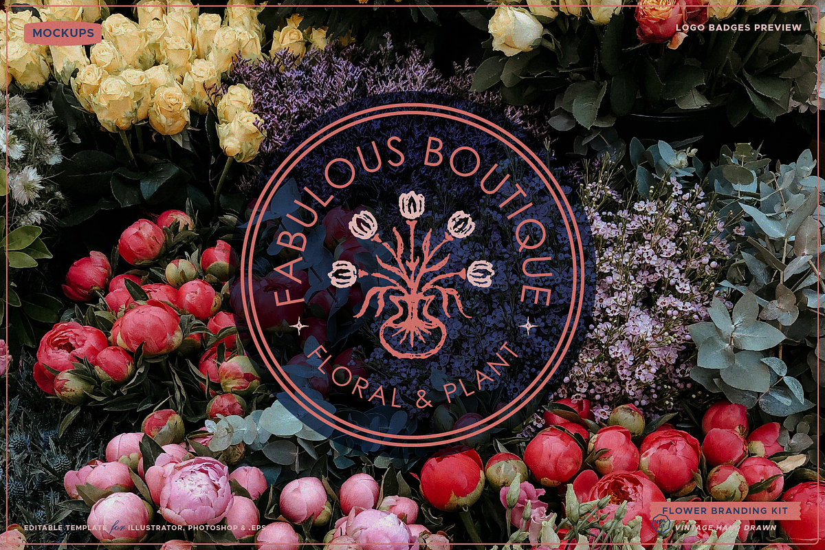 Flower Branding Kit, a Branding & Logo Template by Refolve Design (Photo 5 of 26)