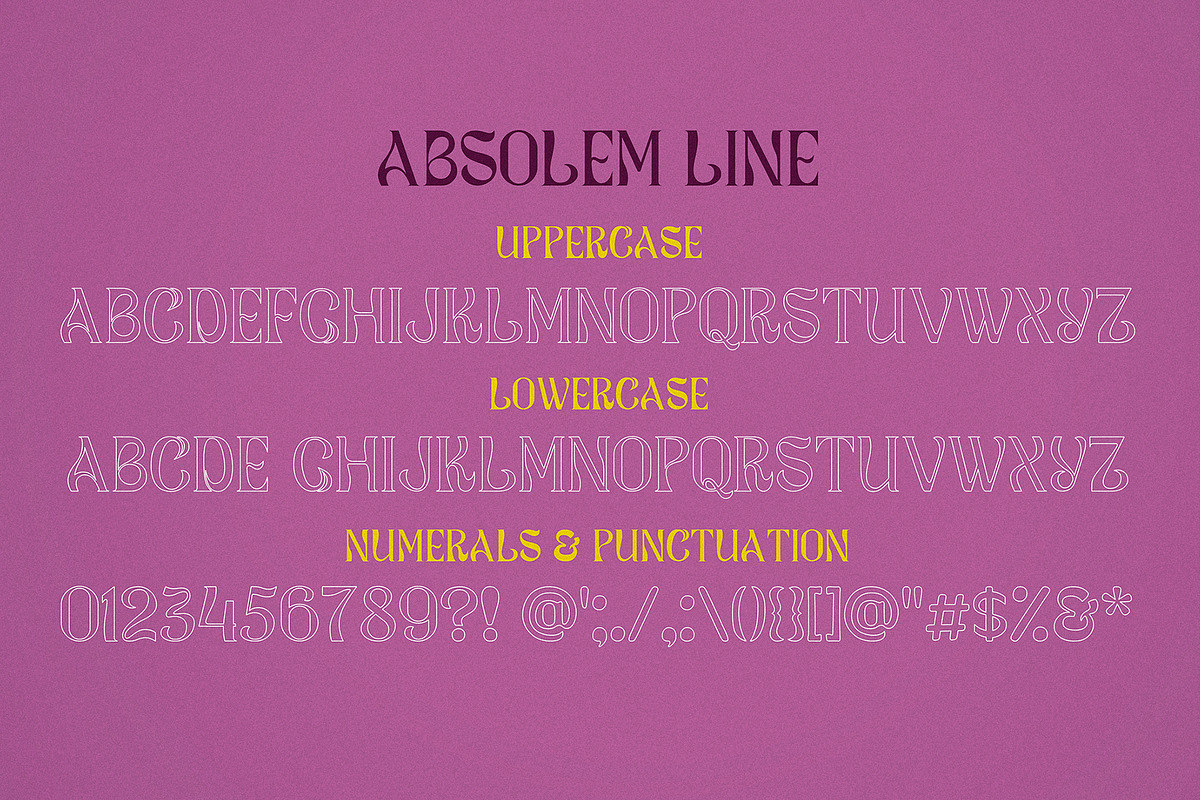 ABSOLEM - Stylish Serif, a Serif Font by Anastasia Cuza (Photo 9 of 10)