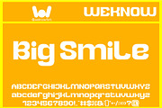 Big Smile Font, a Sans Serif Font by weknow (Thumbnail 1 of 8)