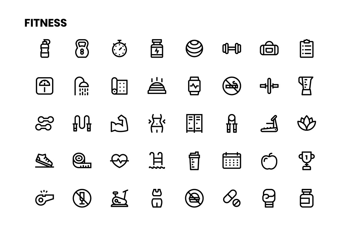 ICONIC - 400 Vector Line Icons, an Icon by RudenkoArts (Photo 6 of 15)