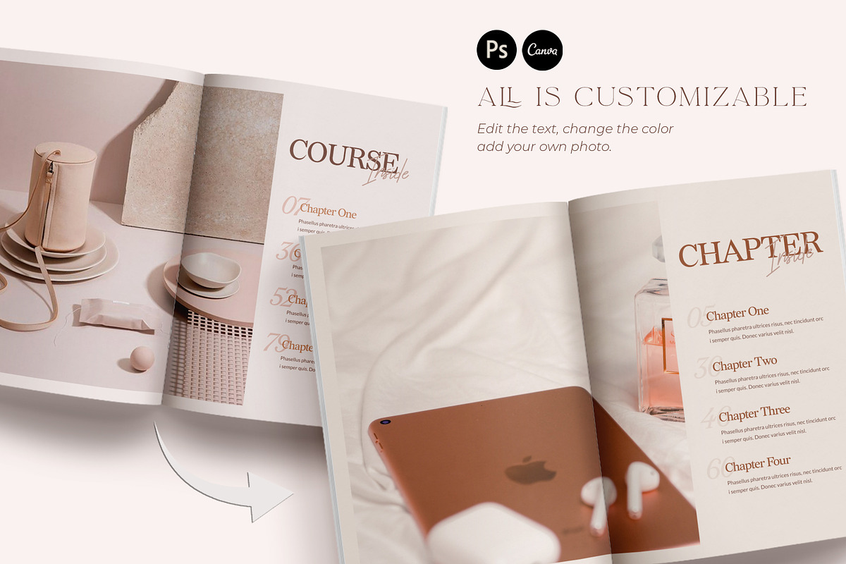 Wellness Workbook Creator | CANVA PS, a Magazine Template by Eviory (Photo 39 of 45)