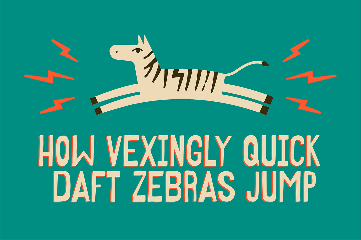 SPAZA SHOPZ - Display font, a Sans Serif Font by Liam MacSweeney's (Photo 4 of 6)