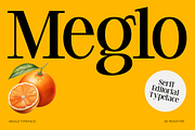Meglo - Elegant Modern Serif Font, a Serif Font by Pekotype (Thumbnail 1 of 15)