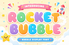 Rocket Bubble - Cute Font