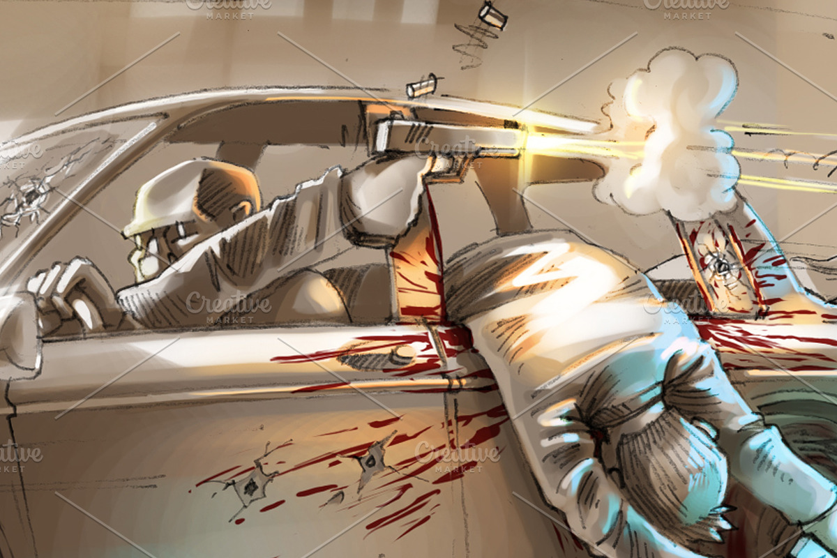Robbery, a Graphic by LEKS illustrations (Photo 2 of 2)