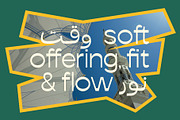 Koft Arabic – Modern Funky Arabic, a Sans Serif Font by Casloop Studio (Thumbnail 7 of 10)