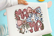Preppy Mama Png, Mothers Day Png, a Seasonal Illustration by Designking (Thumbnail 1 of 6)