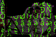 Prnt Glitch, a Font by Big Blond Bear (Thumbnail 6 of 6)