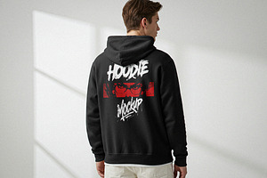 Black Hoodie Mockup, a Hoody Mockup by Designer Dude