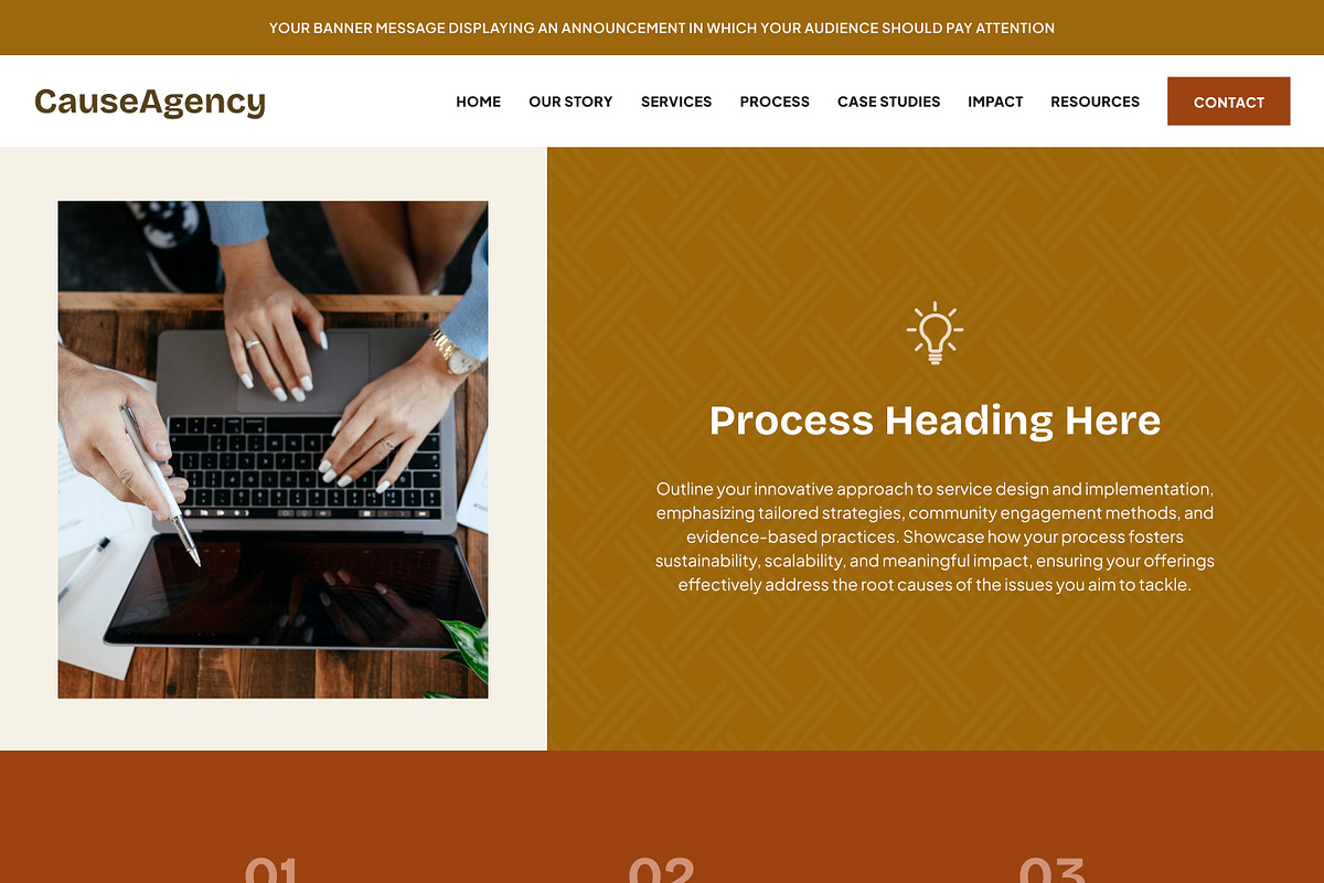 Social Enterprise Showit Template, a WordPress Template by Studio Humankind (Photo 15 of 20)