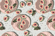 Terrazzo Fig Fruit Scatter, a Pattern Graphic by Cotton Melon pattern Shop (Thumbnail 2 of 5)