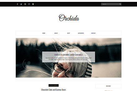 Blogger Template - Orchida