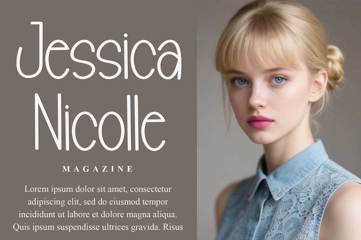 Monoline Elegance, a Sans Serif Font by FreshTypeINK (Photo 5 of 8)