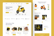 Automobile Website Design, a Landing Page Template by uiwarrior (Thumbnail 1 of 2)