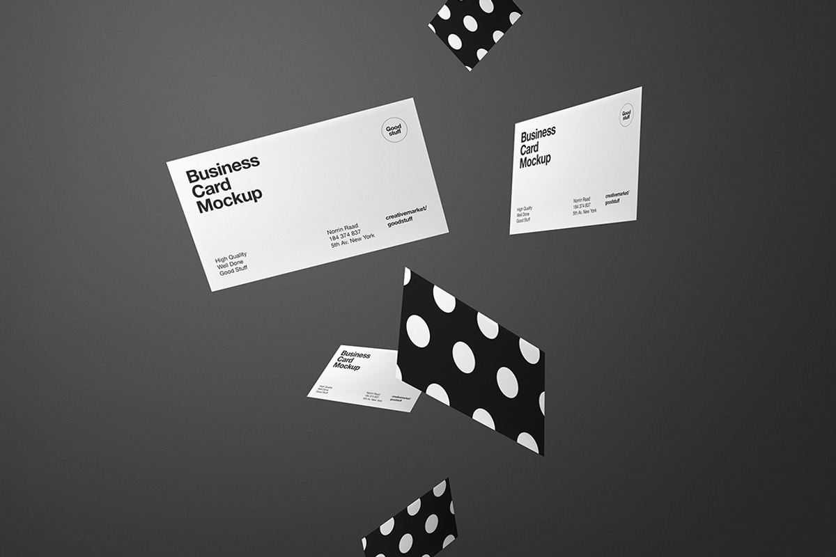 Business Card Mockup, a Print Template by Good Stuff (Photo 4 of 6)