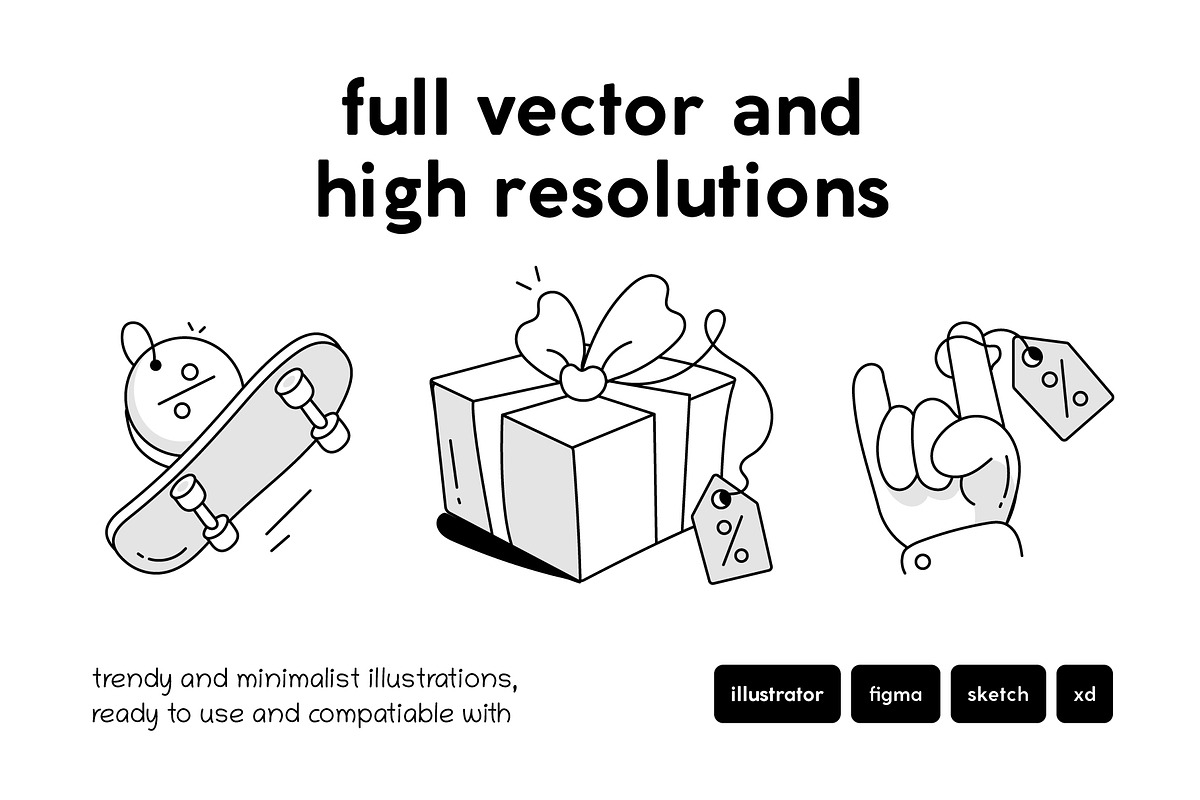 Shopping Doodle Icons, an Outline Icon by Vectors Market (Photo 3 of 10)
