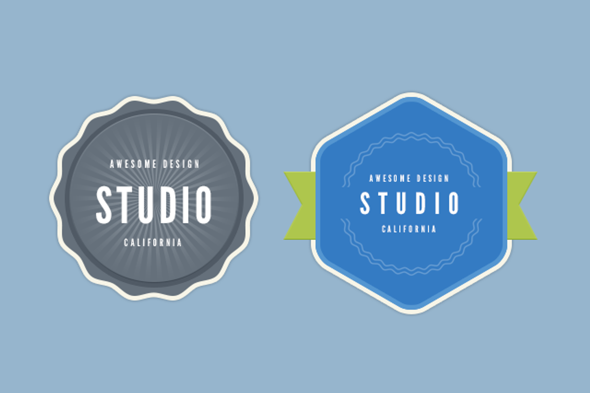 Flat Badges, an Object Graphic by Medialoot (Photo 4 of 4)