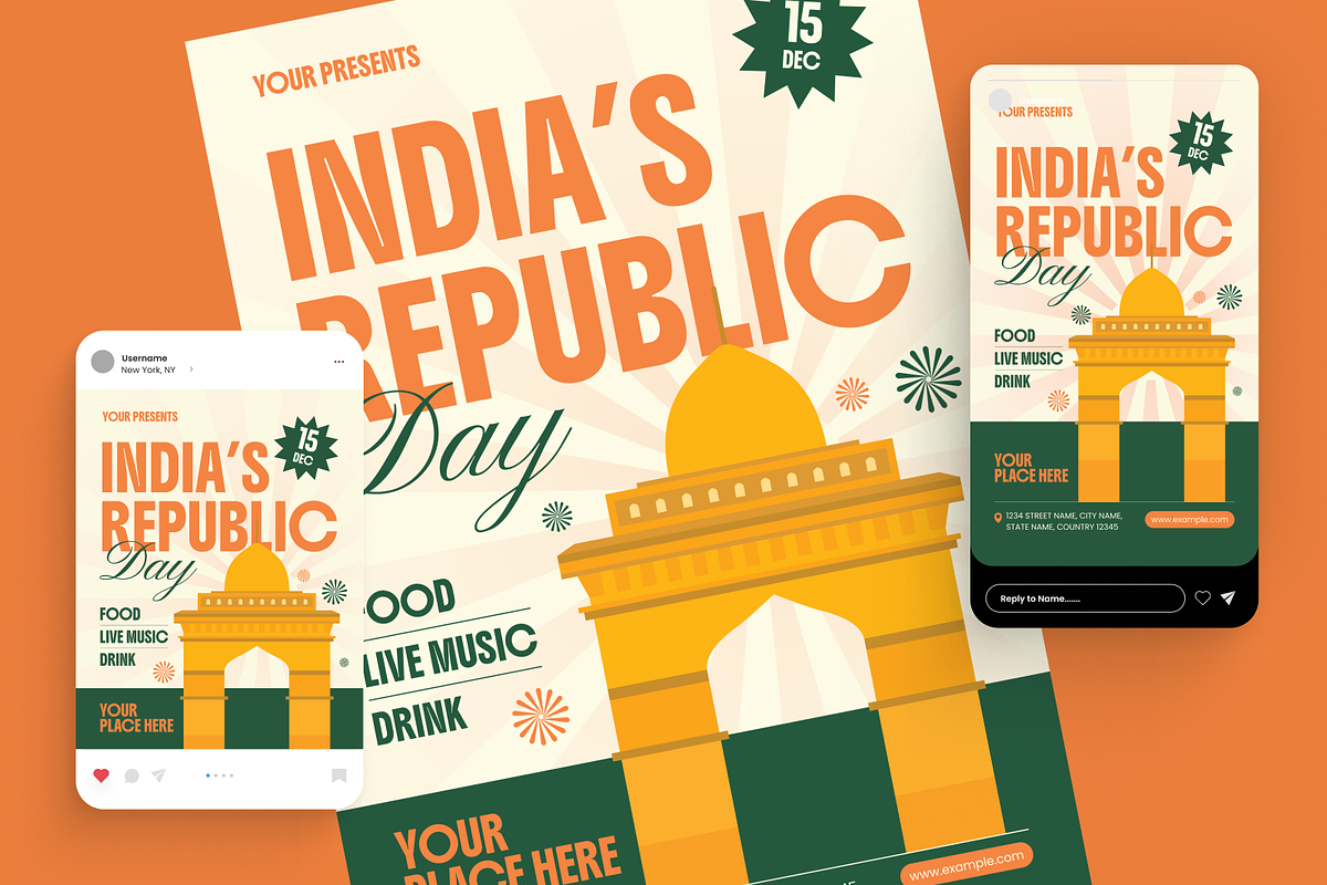India’s Republic Day Flyer Set, a Flyer Template by Annora Studio (Photo 4 of 6)