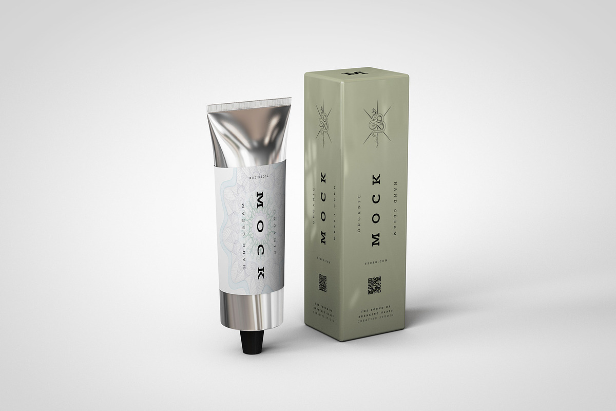 Aluminium Plastic Tube Mock-Up, a Packaging Mockup by TSOBG (Photo 7 of 16)