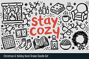 Christmas Holiday Hand Drawn Doodle, an Object Illustration by Huza Studio (Thumbnail 10 of 10)