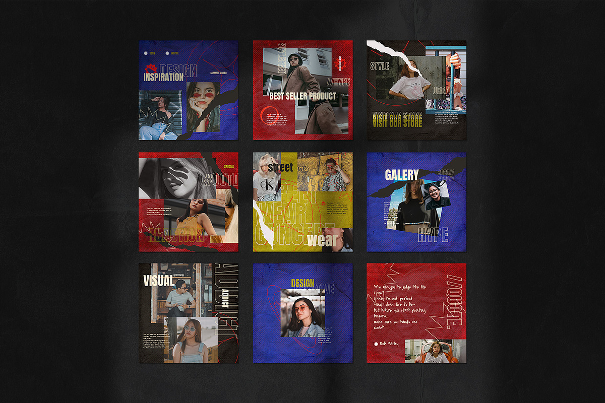 Bundle Streetwear Instagram Template, a Social Media Template by Azruca (Photo 26 of 26)