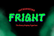 Fright - The Scary Display Font, a Handwritten Font by aeys_land (Thumbnail 1 of 6)