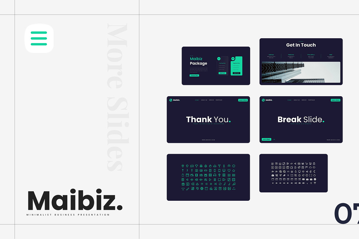 Maibiz – PowerPoint Template, a Presentation Template by Ermedia Studio (Photo 8 of 8)