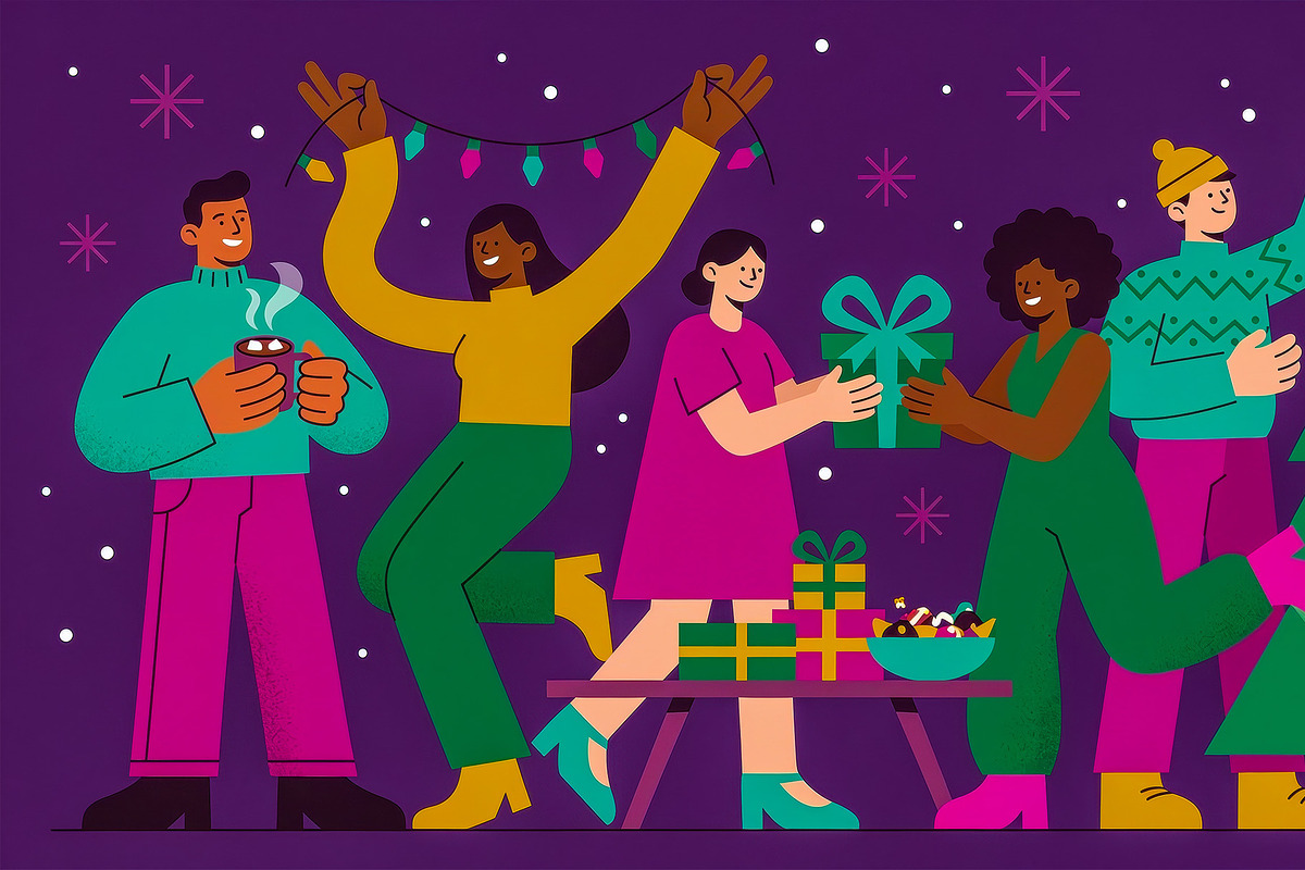 Winter Holiday, a Seasonal Illustration by StockVerse Creative (Photo 4 of 4)