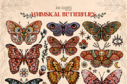 Whimsical Butterflies Boho Aesthetic, an Animal Illustration by Ink Stories (Thumbnail 2 of 15)