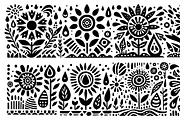 Vintage Flowers Folk Art, a Decorative Illustration by devastd (Thumbnail 22 of 28)