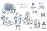 Silent Night - Christmas Collection, an Object Illustration by studioequinox (Thumbnail 3 of 6)