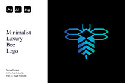 Minimalist Luxury Bee Logo, a Branding & Logo Template by Luxury Logos (Thumbnail 1 of 4)