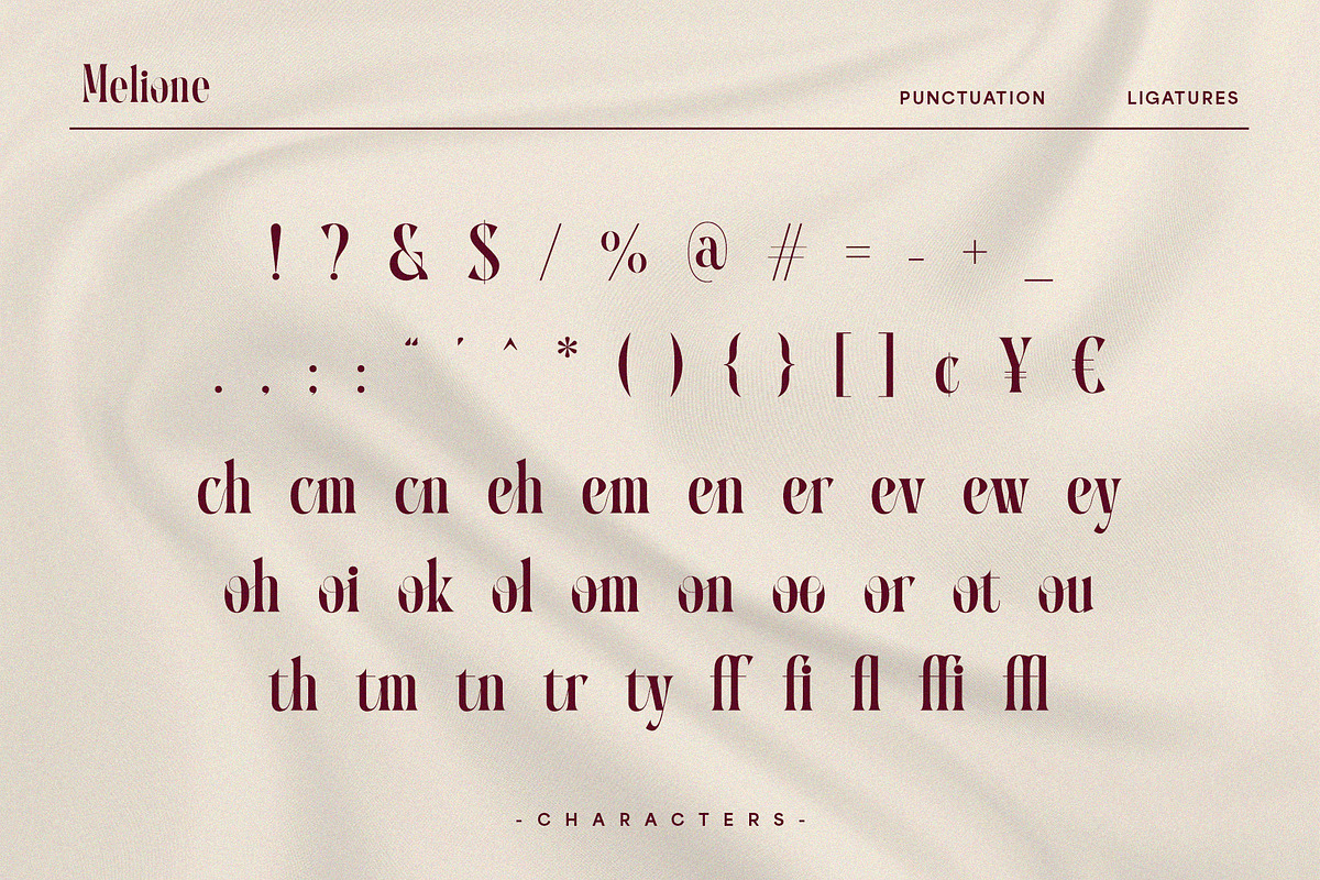 Melione – Elegant Modern Serif Font, a Serif Font by BrandSemut (Photo 10 of 10)