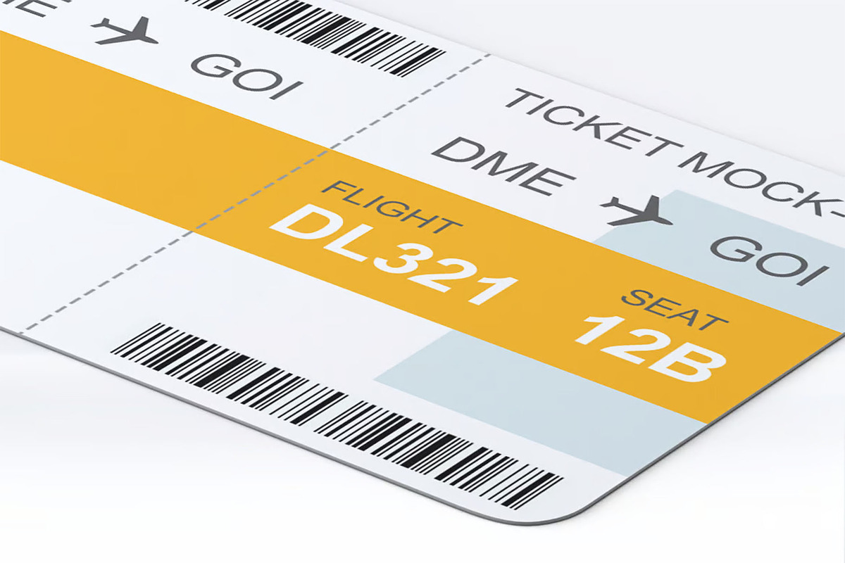 Ticket Mock-Up, an Advertising Mockup by DesignRushMarket (Photo 5 of 8)
