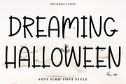 Dreaming Halloween, a Sans Serif Font by FreshTypeINK (Thumbnail 1 of 8)