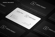 Simple Professional Business Cards, a Stationery Template by Galaxiya (Thumbnail 3 of 13)