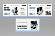 White Company Profile Google Slide, a Presentation Template by graphicook (Thumbnail 10 of 10)