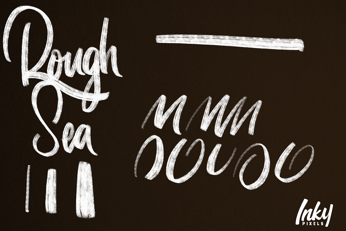 Inky Lettering Procreate Brushes, a Brush Add-On by Inky Pixels (Photo 5 of 10)