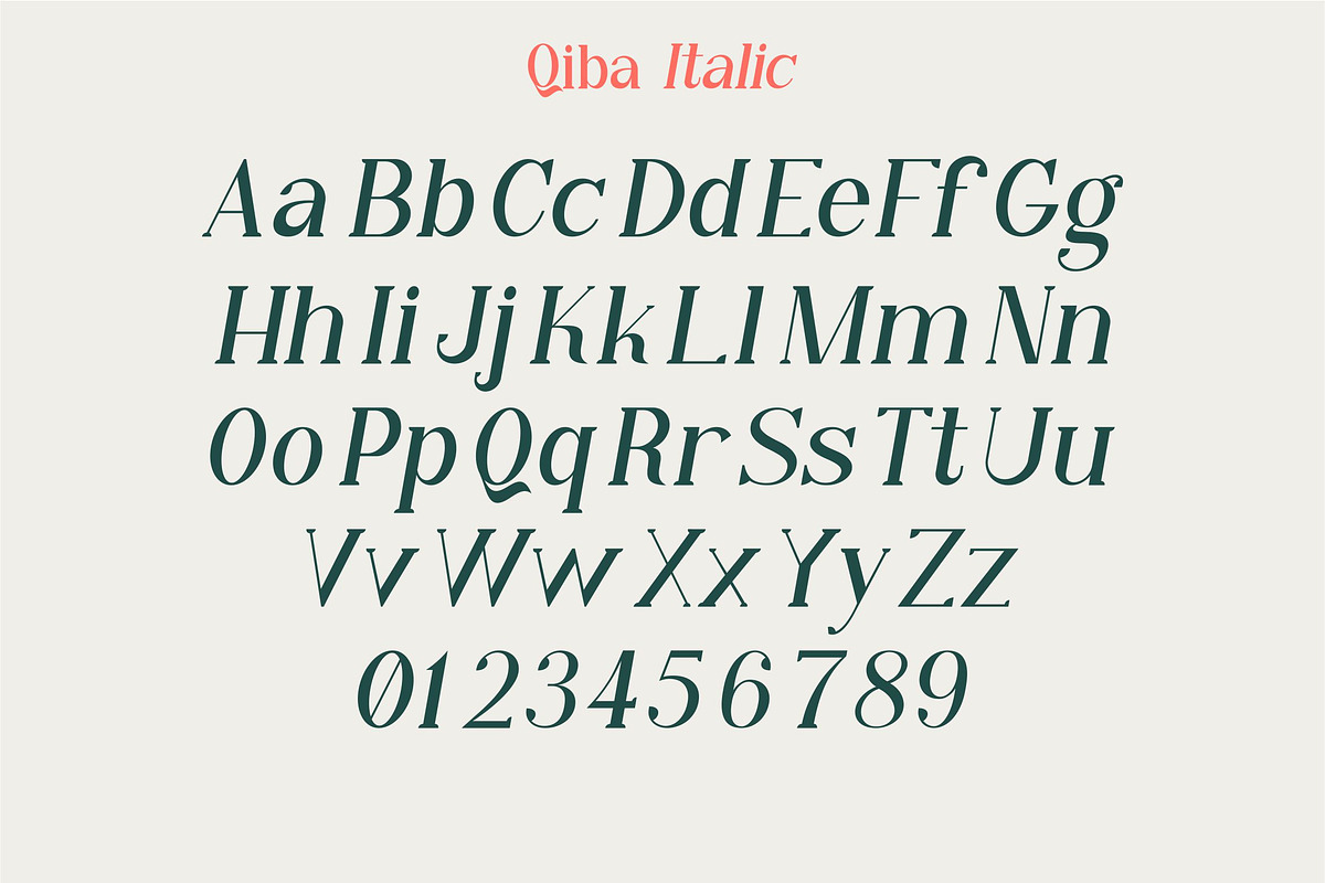 Qiba - Simple Serif Font, a Serif Font by Inspiratype (Photo 10 of 12)