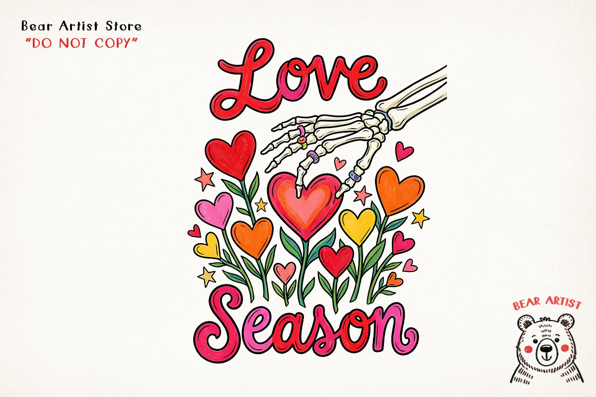 Valentine Love & Coffee Illustration, an Illustration by GlitterCraft (Photo 28 of 41)
