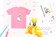 Mood girl, an Animal Illustration by Knysh Ksenya (Thumbnail 4 of 7)