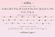 Artisia a Modern Calligraphy Font, a Script Font by Basnistudio (Thumbnail 6 of 7)