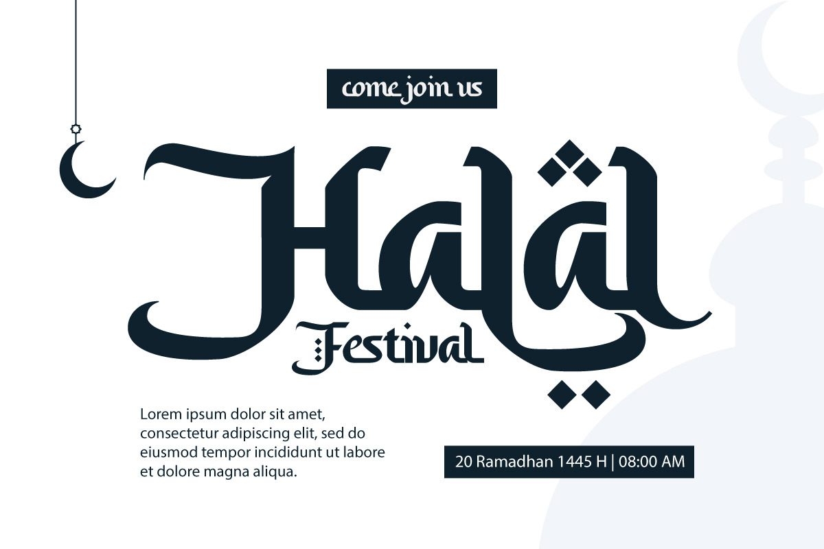 Saleha - An Arabic Style Typeface, a Sans Serif Font by Afkari Studio (Photo 10 of 15)